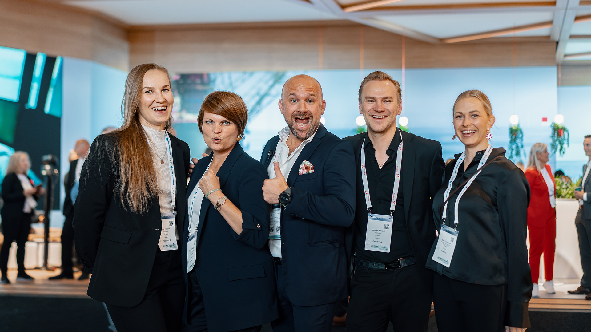 Liwlig ansatte på messestand